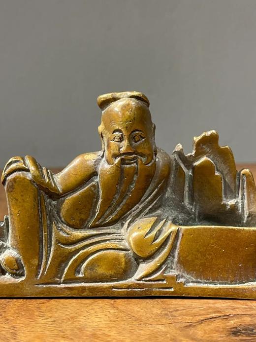 青铜高仕像水盂，顺丰包邮 商品图0