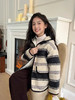 【吉米故事中大童条纹呢子大衣】❗️火出天际的🔥夹棉条纹羊羔毛😘冬天真的拒绝不了❌这种毛茸茸的氛围感❗️ *❄冬日里的小暖炉，看着就好暖和🔥 商品缩略图2