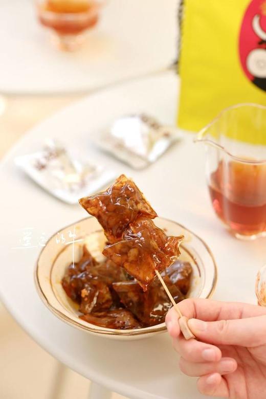 //【遥远的牛·牛蹄筋】小零食~~来喽~~ 大口吃肉的快乐❗ 🥩鲜牛蹄筋制作 Q弹爽脆 😋嚼劲十足，看得见的大块牛筋！ 开袋即食 商品图3