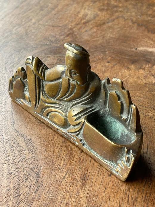 青铜高仕像水盂，顺丰包邮 商品图8