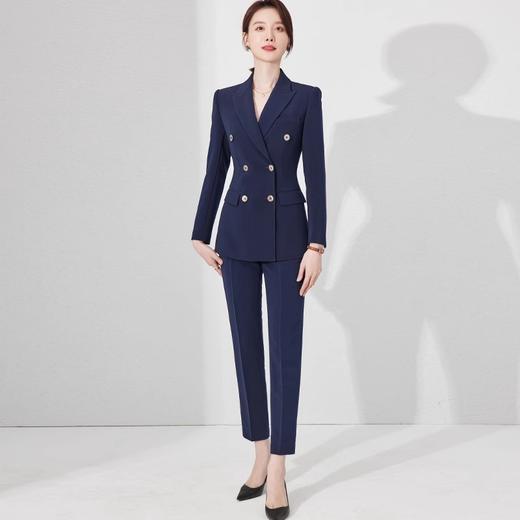 IWY/高端西装套装女春秋修身气质干练西服外套商务通勤正装职业工作服  23CP1340 商品图1
