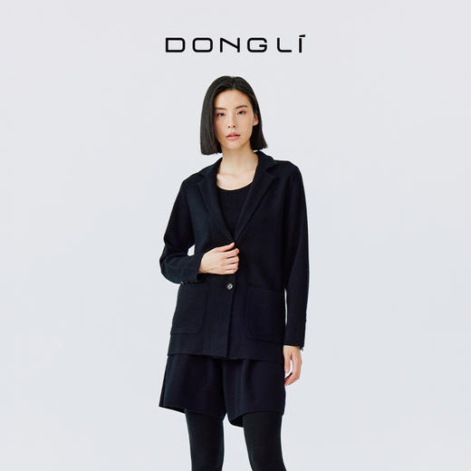 东黎 • 山羊绒女士春夏季精纺西服两粒扣开衫 4211 商品图1