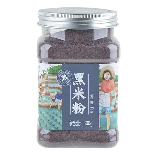 义邦熟黑米粉300g/瓶 商品图0