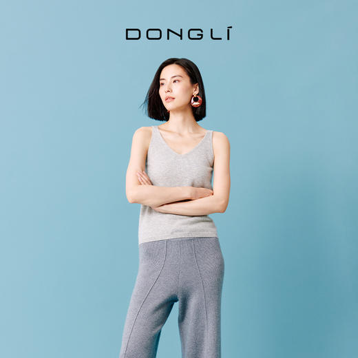 东黎 • 山羊绒女士秋冬休闲舒适打底背心 4087 商品图4