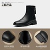 ZHR则则时尚百搭小短靴加绒后拉链瘦瘦靴洋气女靴马丁靴保暖靴子 商品缩略图2
