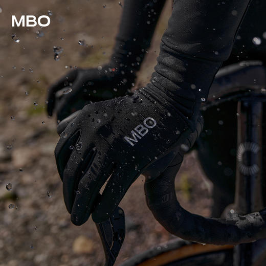MBO男女通用防风缓震保暖抓绒长指骑行手套AG181户外手套（经销商专拍链接，非经销商拍单不发货） 商品图5