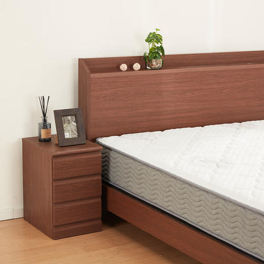 【家具】小单人/单人/双人/大双人床 吉欧2 浅棕/中棕/水洗白 商品图1