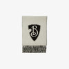 BURBERRY 巴宝莉 男女通用 B 字型盾牌图案 Brewed Protein™羊毛混纺围巾 黑色 8100028 A7680 商品缩略图1