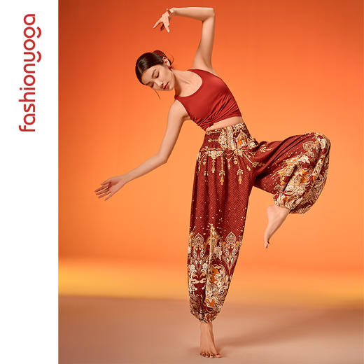 凡圣瑜伽凤祥舞韵禅风裤 FM14934 商品图6