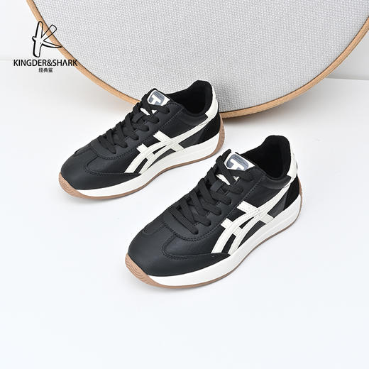 经典鲨2024年冬季新款男士加绒保暖平底跑步休闲鞋棉鞋KF18-D55031 商品图0