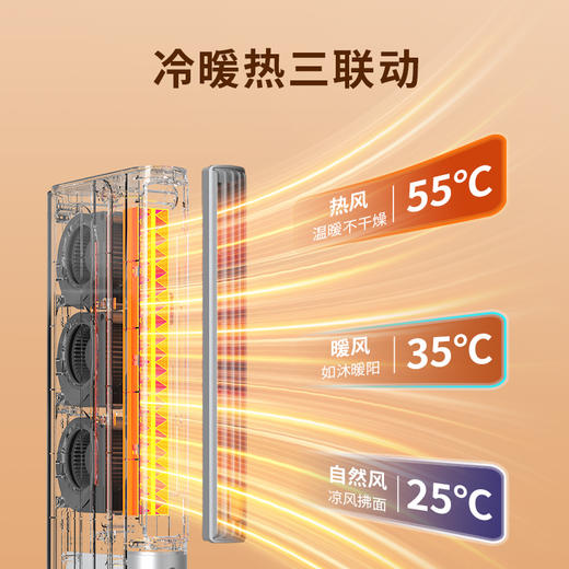 热卖中！！爱登悬浮烤火炉桌下壁挂暖风机E516 商品图5
