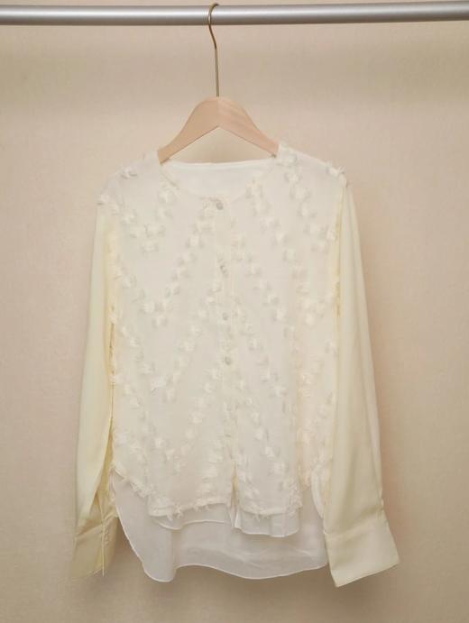 LPIUTY品牌直发⚠️月光白茶剪花流苏衬衫 A0262099 商品图8