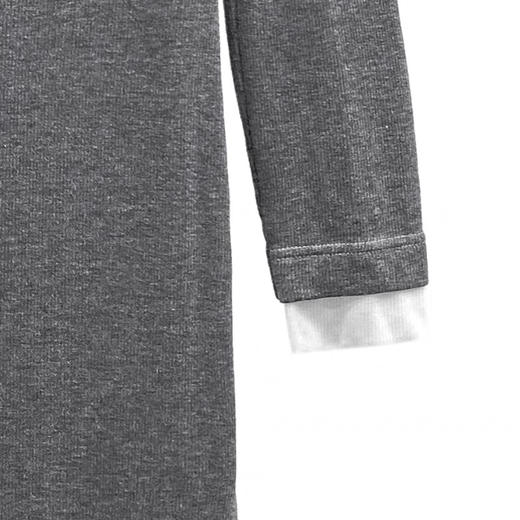 一字领针织连衣裙 商品图3