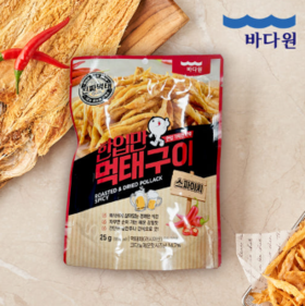 韩国进口 明太鱼丝辣味25g