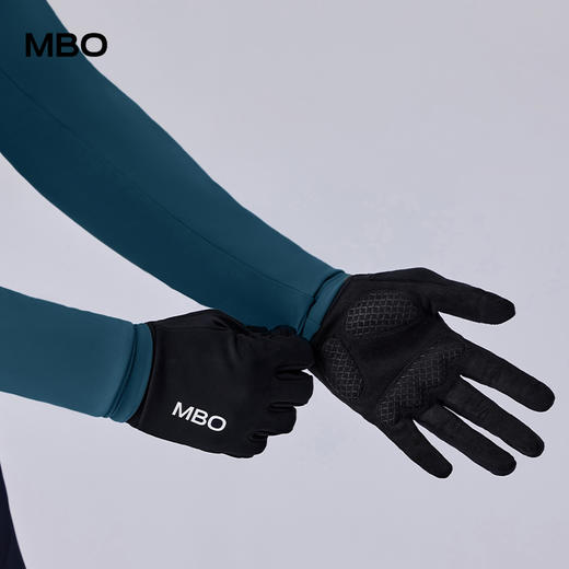 MBO男女通用防风缓震保暖抓绒长指骑行手套AG181户外手套（经销商专拍链接，非经销商拍单不发货） 商品图3