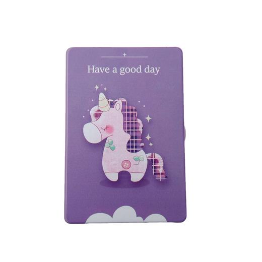 新款可爱卡通美瞳盒伴侣盒隐形双联眼镜盒8086四副装【图案混发】 商品图4