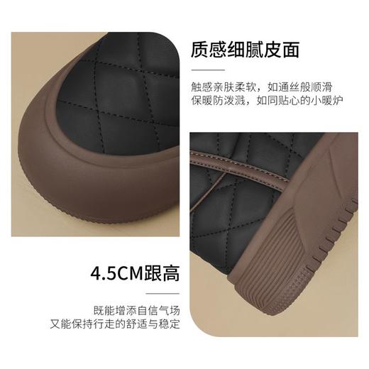 ZHR则则加绒保暖雪地靴厚底百搭防寒女靴冬季新款防滑防水棉鞋女 商品图4