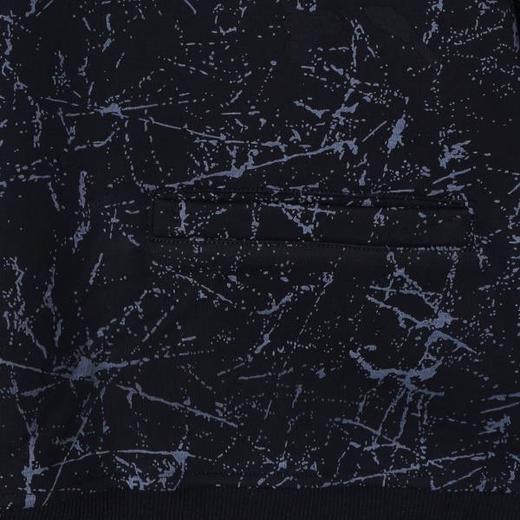 WY409秋冬季新款美式复古大理石纹印花立领卫衣宽松潮流时尚长袖 商品图2