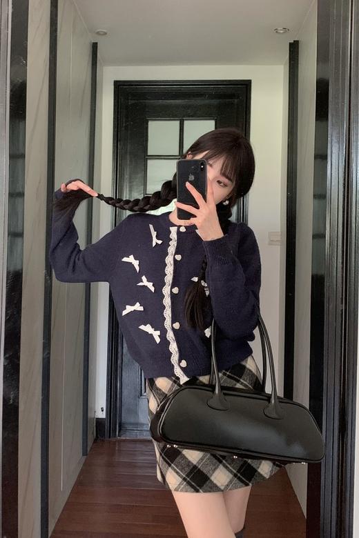 LNNNS 甜美蝴蝶结针织上衣 19754 商品图3