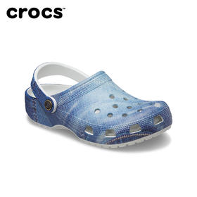 【7折】卡骆驰CROCS经典丹宁Clog,吊牌价499元，现价349元