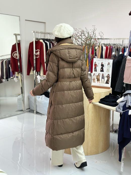 74YRDB155#拼皮连帽羽绒长款 商品图4