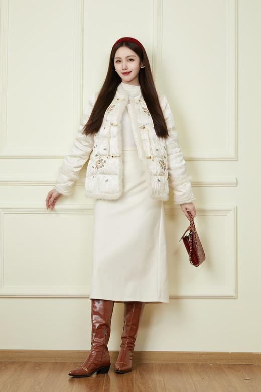 Le Malene 国风刺绣羽绒外套 19749 商品图4