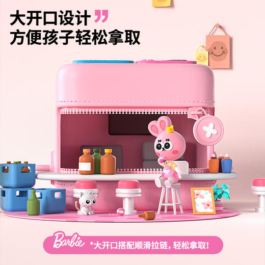 芭比娃娃联名儿童斜挎包，正版IP授权，手提单肩挎包包 商品图5