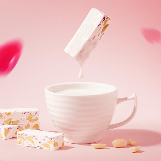 潘祥记官方旗舰店220g玫瑰杏仁牛轧糖 商品图6