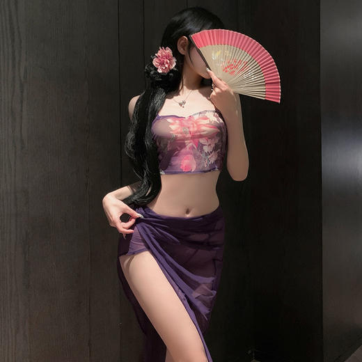 紫气东来透纱印莲分体装6462 商品图3