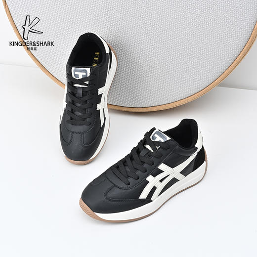 经典鲨2024年冬季新款男士加绒保暖平底跑步休闲鞋棉鞋KF18-D55031 商品图1