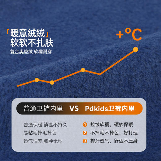 儿童撞色线加厚休闲卫裤 PDK2432 商品图4