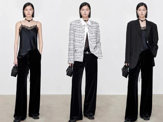 真丝丝绒阔腿裤 C12TJ-99973 商品图12