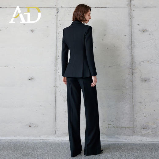 AD新款女春秋套装大学生公务员面试职业装时尚显瘦气质西服正装 商品图4