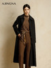 【商场同款】阿菁娜2024冬季新款经典赫本风收腰大衣A30D211020 商品缩略图3