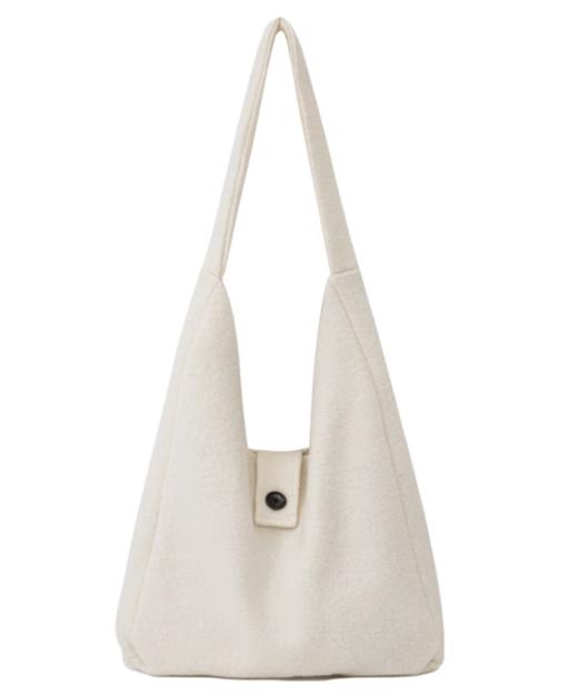 步履不停/4D52019C/大容量通勤逛街休闲针织毛呢单肩斜挎包 商品图4