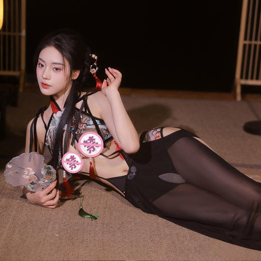 花旦名伶刺绣开裆套装6480 商品图2