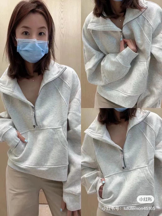 【捡漏】 lulu纯原 scuba烟囱领加绒卫衣 开放日结束 库房没有库存了~ 商品图0