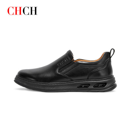 CHCH平衡鞋2024秋冬新品头层光面牛皮软底一脚蹬男士皮鞋CO2A2062 商品图1