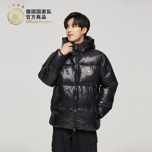 【官方正版】德国国家队 | 黑色简约款棉服秋冬保暖外套足球迷 商品图3