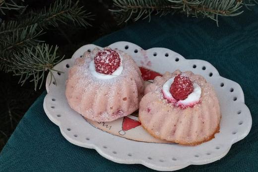 酸奶越橘圣诞迷你蛋糕Yoghurt Lingonberry Christmas Mini Cake 商品图0