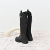 经典鲨2024年冬季新款黑色百搭圆头加绒保暖中粗跟长筒靴女KW87-D58031 商品缩略图4