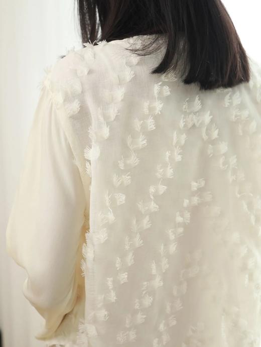 LPIUTY品牌直发⚠️月光白茶剪花流苏衬衫 A0262099 商品图14