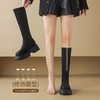 ZHR则则简约纯色弹力瘦瘦靴女靴2024秋冬新款时尚复古百搭骑士靴 商品缩略图3