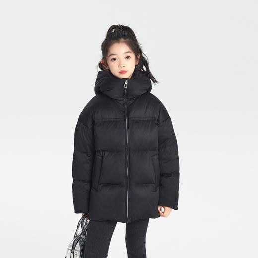 2024秋冬新款女大童羽绒服！青少年休闲连帽羽绒服外套三防保暖！ 商品图5