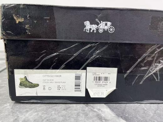 瑕疵COACH/蔻驰 男士高帮系带防滑透气户外工装靴 商品图6