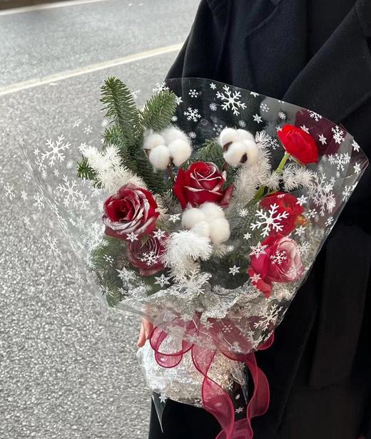 【上新】圣诞雪花玻璃纸 商品图0