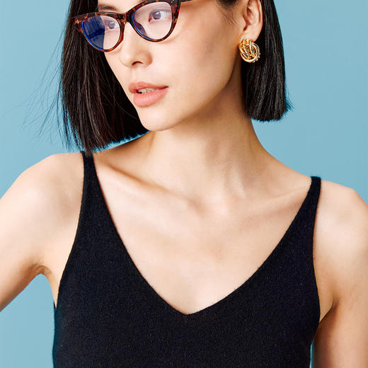 东黎 • 山羊绒女士秋冬V领吊带背心 3666 商品图6