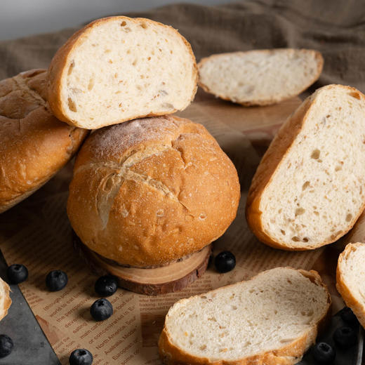 【茶馆茶点】欧包系列丨麦香浓郁，越嚼越香  排单现做现发（满90元包邮） 商品图9