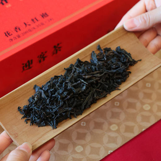 压箱底迎客茶 花香大红袍 武夷岩茶茶叶 礼盒装200克/24泡 商品图3