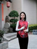 暂不上架|盛唐牡丹| 双龙团纹真丝花蕾缎马甲-钉珠款（钉珠花纹随机） 商品缩略图0